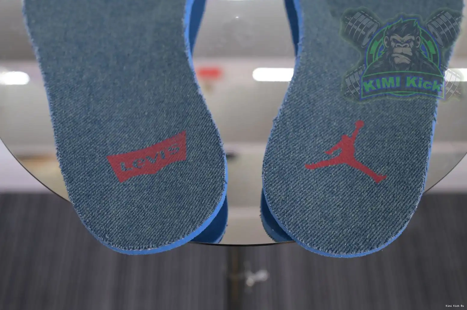 Air 4 Kimikick levis retro Jordan Jordan denim 0730